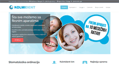 Desktop Screenshot of kolmident.net