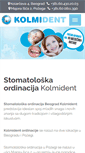 Mobile Screenshot of kolmident.net